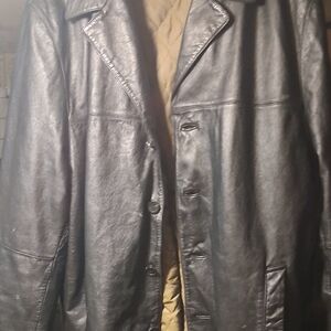 Wilsons Leather Black Bomber Jacket